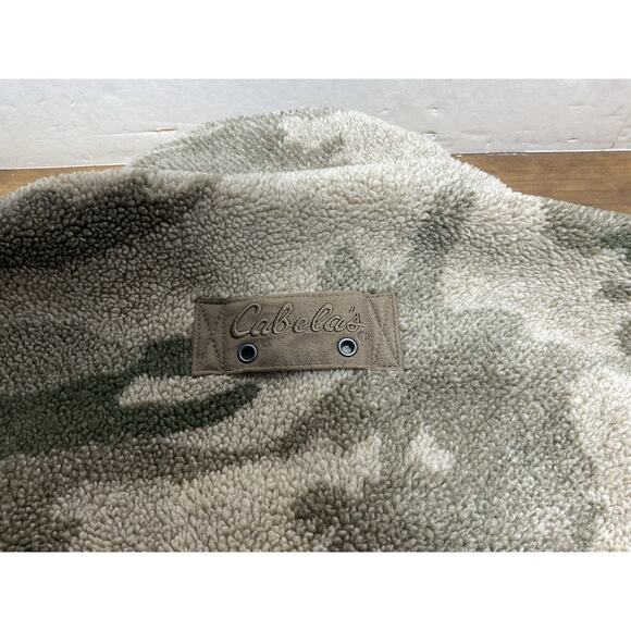 Cabela's Berber Fleece Windshear Outfitter Camo Vest Size Large - Picture 13 of 14